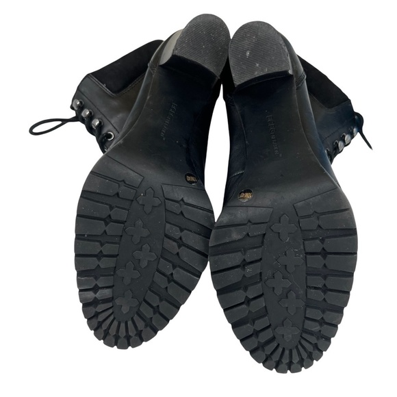 BCBGeneration Black Leather BG-Maude Block Heel Platform Boots Size 10 Women’s - Picture 9 of 16